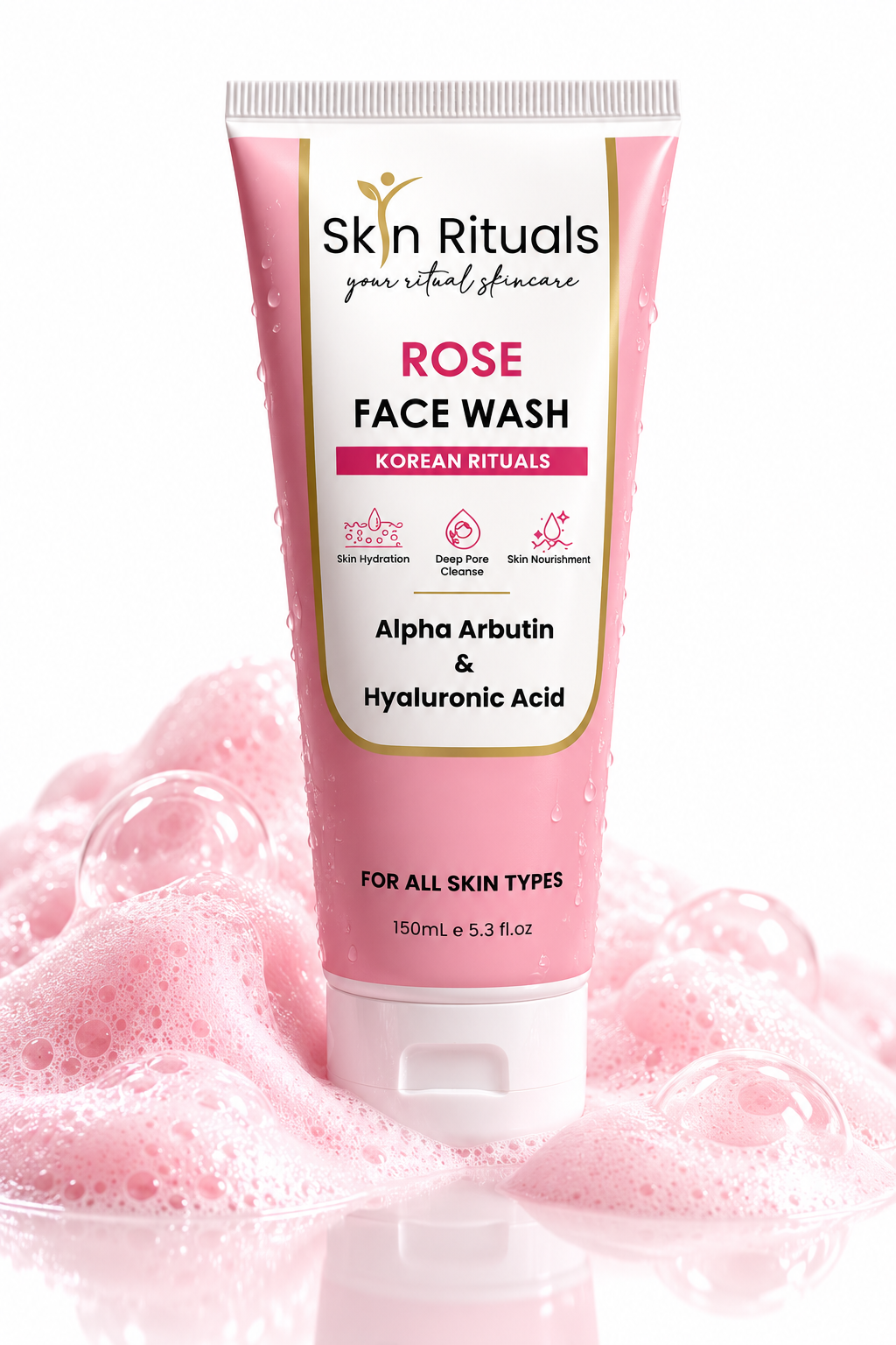Rose Face Wash - Skin Rituals