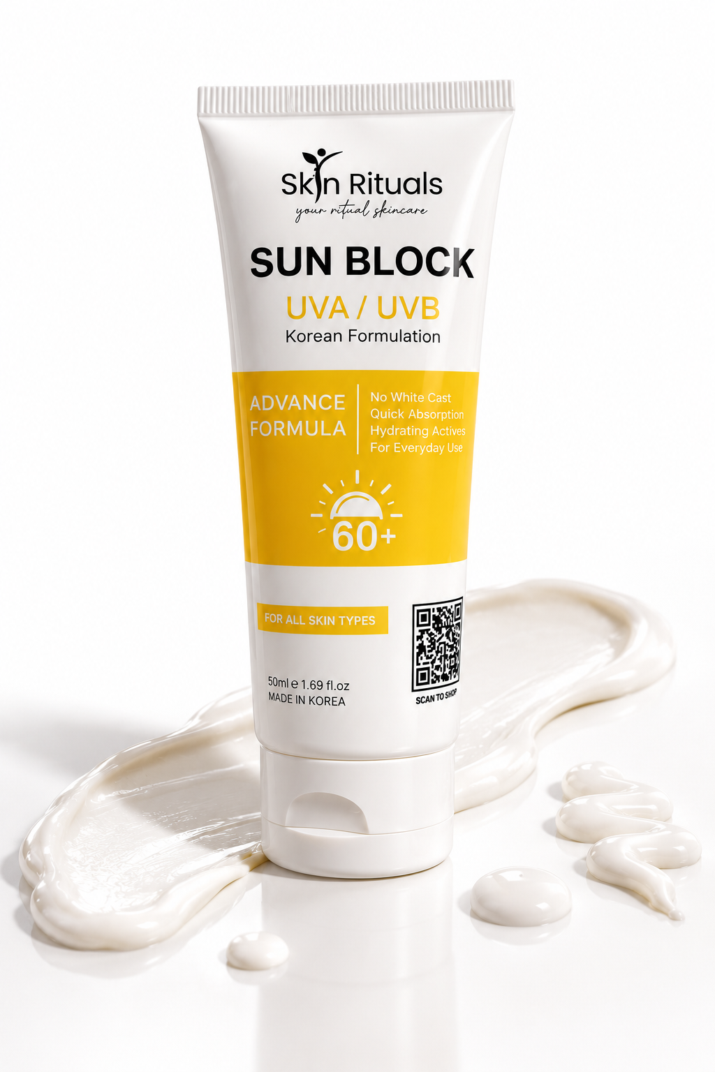 SUNSCREEN CREAM – Skin Rituals | NIACINAMIDE RICE EXTRACT UV Protection (UVA/UVB)
